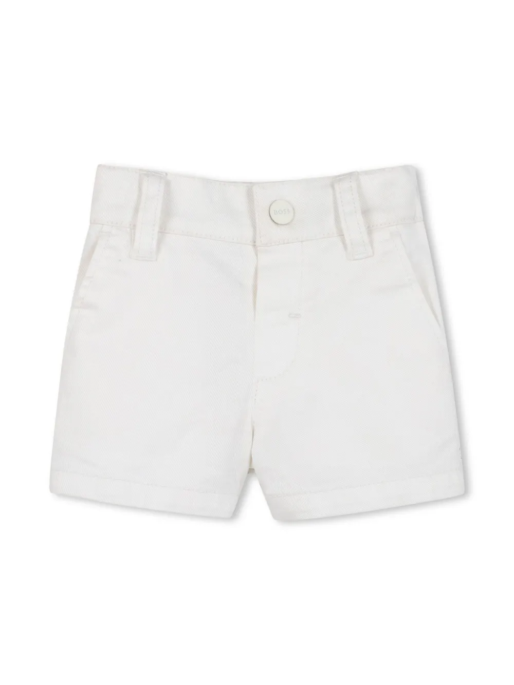 Комплект из рубашки и шортов с монограммой BOSS Kidswear, синий — фото 3