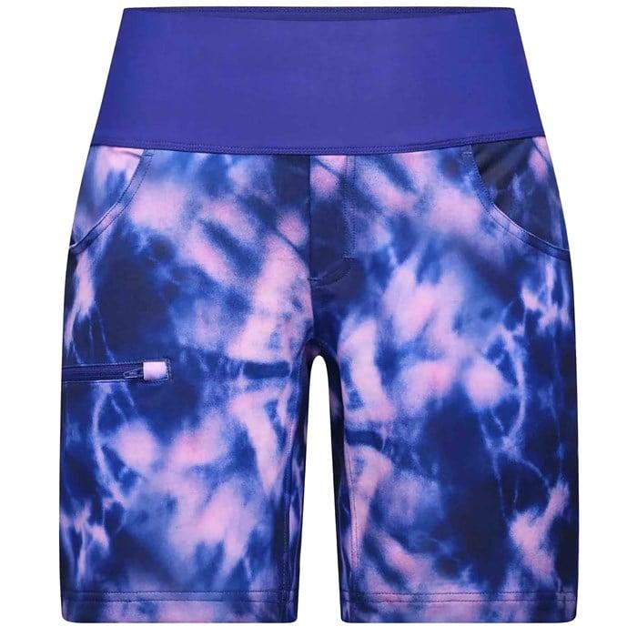 

Женские шорты Limitless с высокой посадкой и эластичным поясом, 7 дюймов Shredly, Midnight Tie Dye