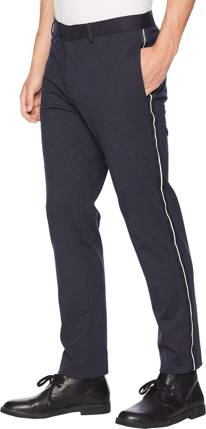 

Мужские трикотажные брюки Calvin Klein с полосками по бокам, Deep Slate