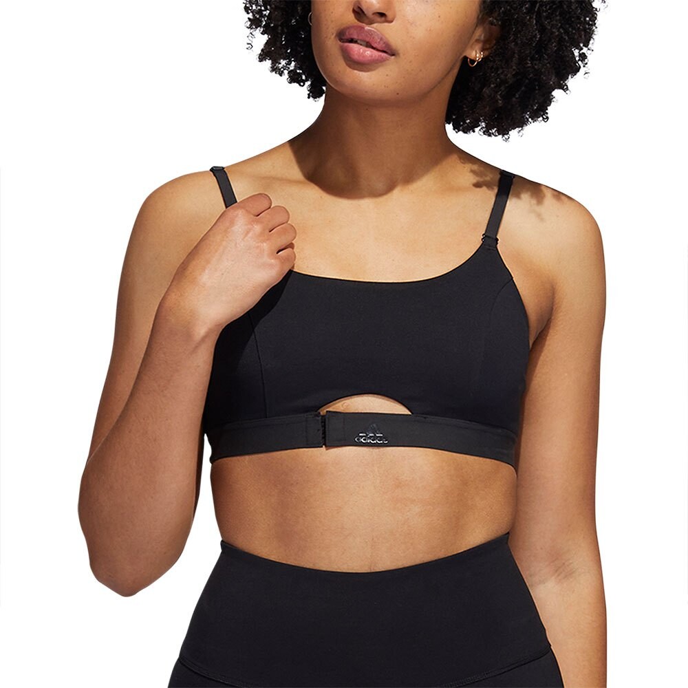 

Спортивный бюстгальтер adidas Aeroimpact Luxe Light-Support, черный