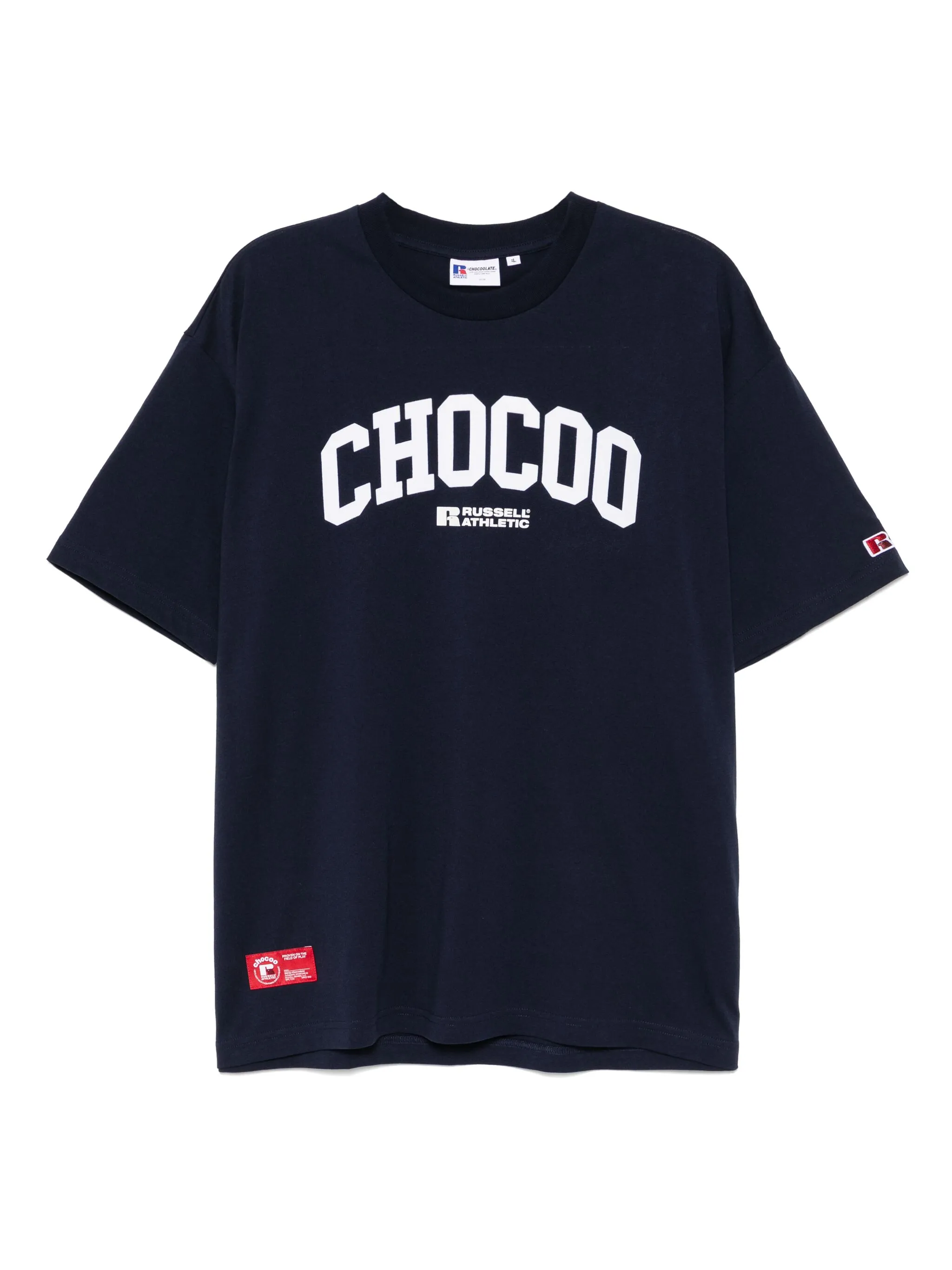 

Футболка с логотипом из коллаборации с Russell Athletic Chocoolate, синий