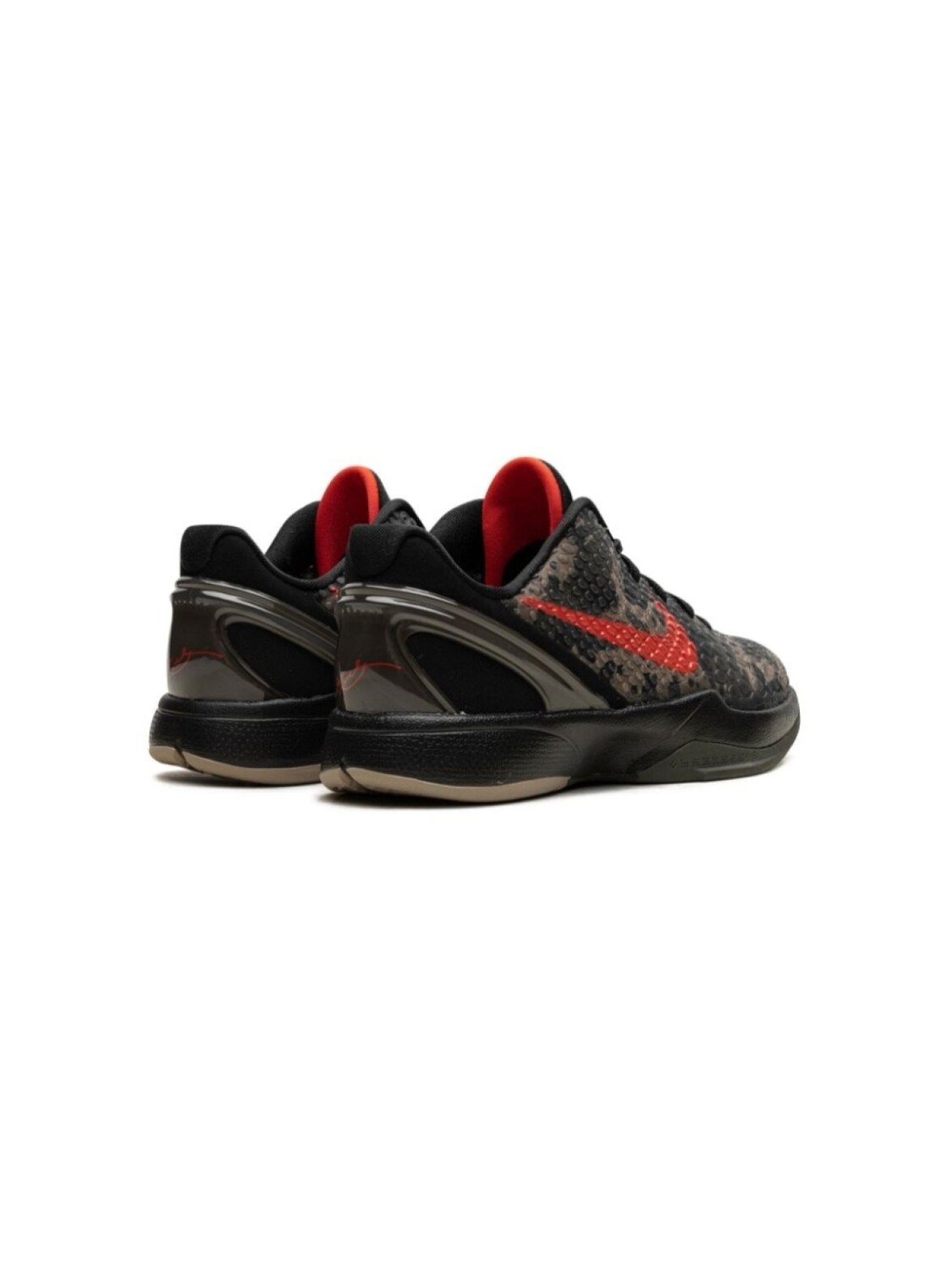Кроссовки Kobe 6 Proto GS с итальянским камуфляжем Nike Kids, черный — фото 3