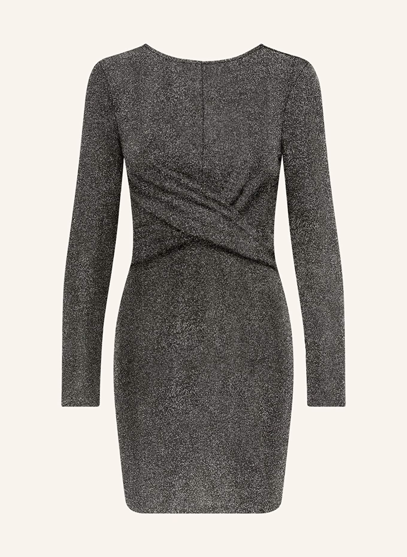 

Платье из джерси с блестящей пряжей Only, серебряный