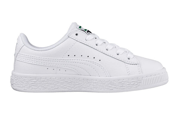 Кроссовки basket classic jr white Puma, белый — фото 2