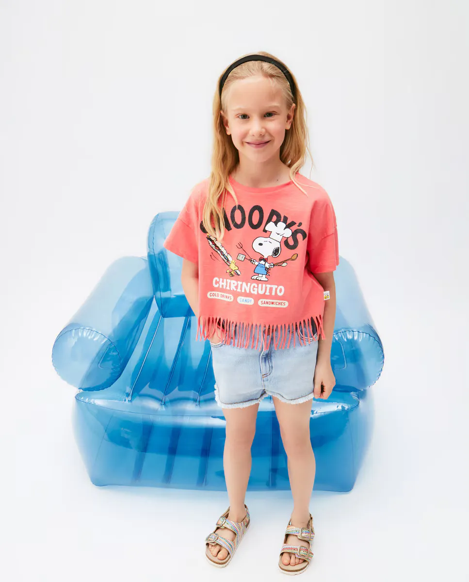 

Джинсовые шорты для девочек Kids El Corte Inglés, цвет 490 Petróleo