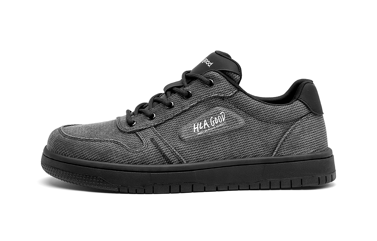

HLA Низкие скейтерские кроссовки мужские черно-серые, цвет Black Gray