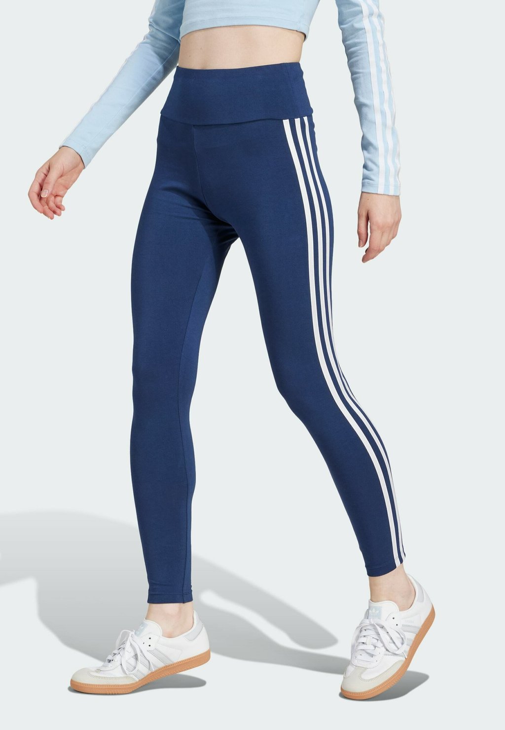 

Леггинсы adidas Originals, синий
