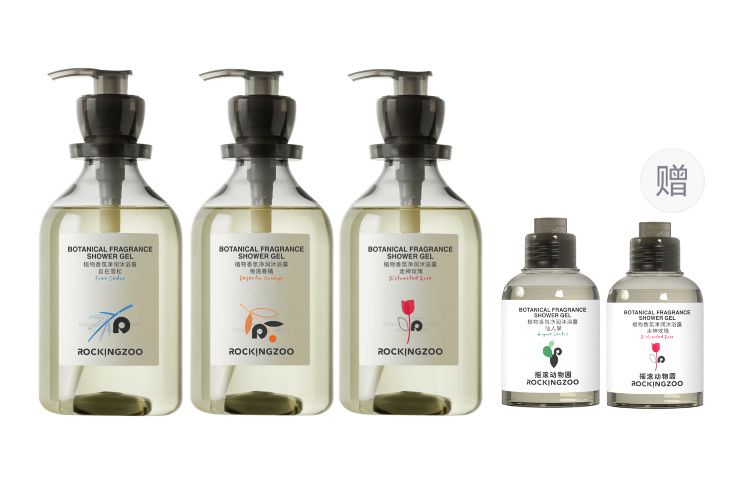 

Гель для душа с растительным ароматом очищение, увлажнение, питание, глубокое очищение 360г ROCKINGZOO