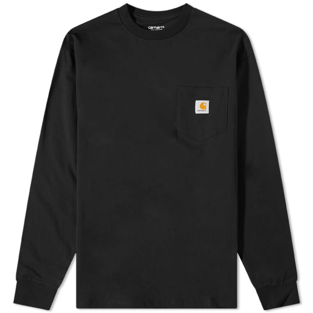 

Футболка с карманами и длинными рукавами Carhartt WIP, черный