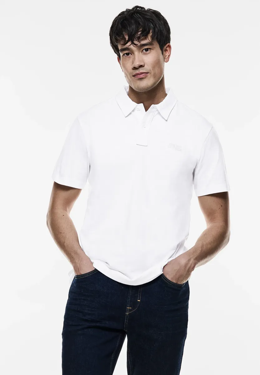

Рубашка с принтом STREET ONE MEN из мягкой смеси хлопка, белый