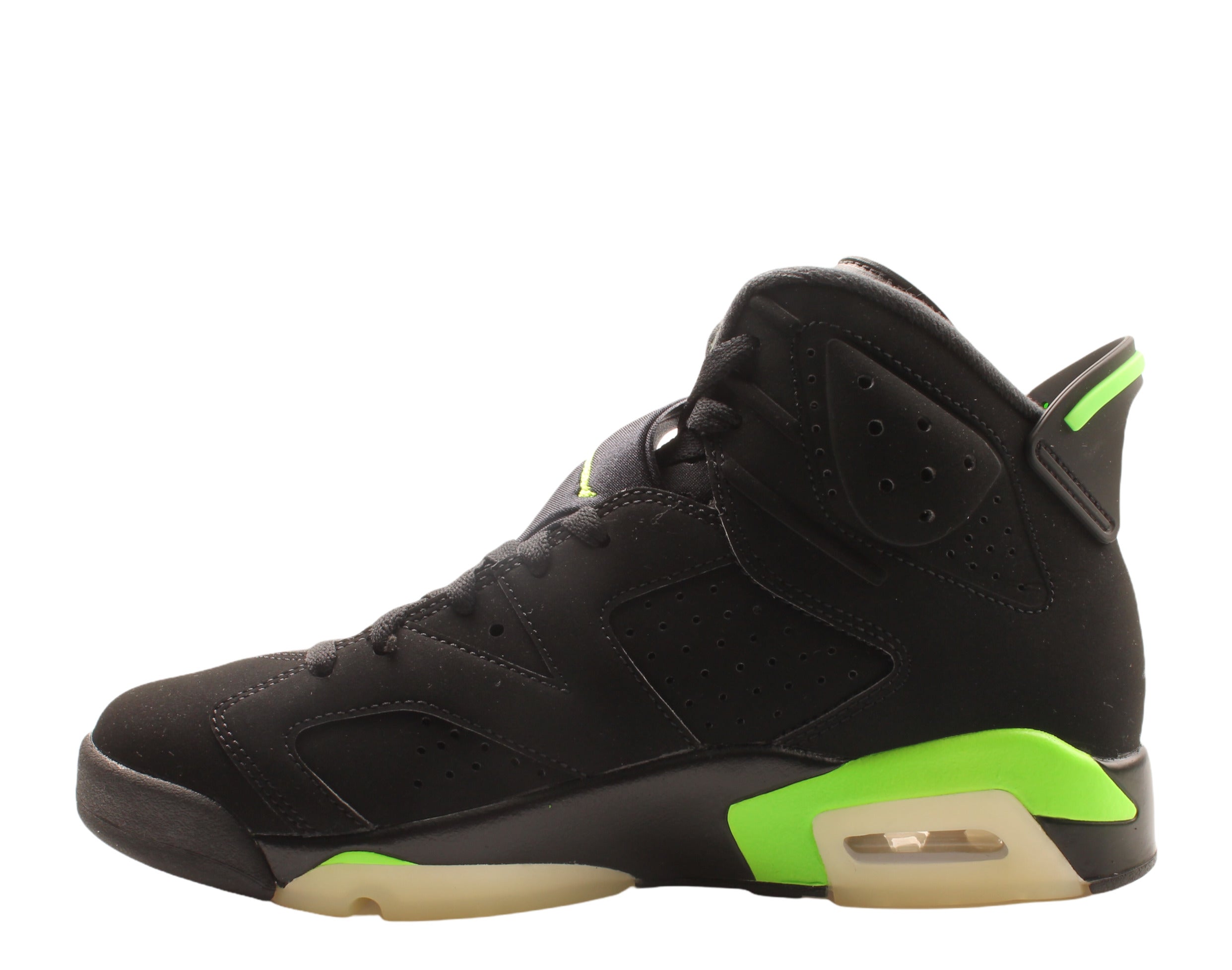 Мужские баскетбольные кроссовки Nike Air Jordan 6 Retro Black/Electric Green CT8529-003 — фото 3