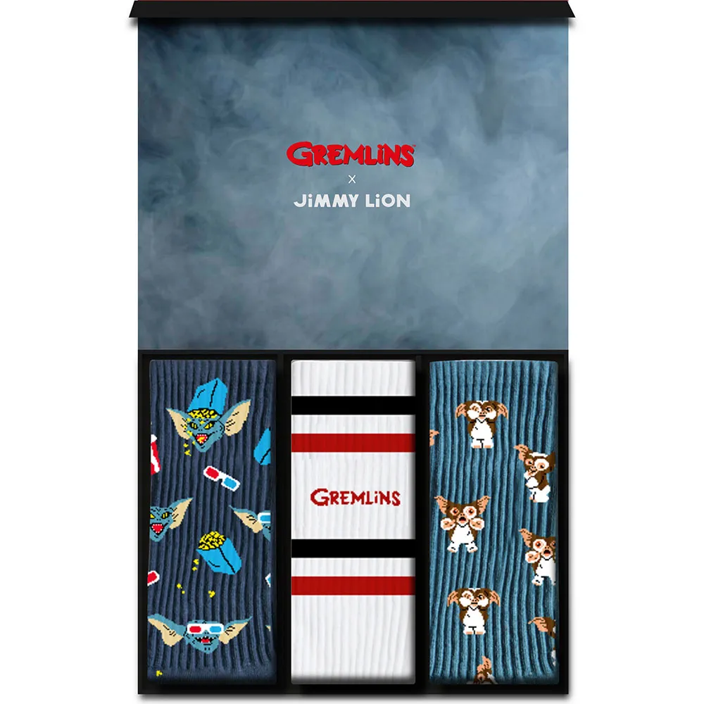 

Носки Jimmy Lion Athletic Gremlins crew 3 pairs, синий