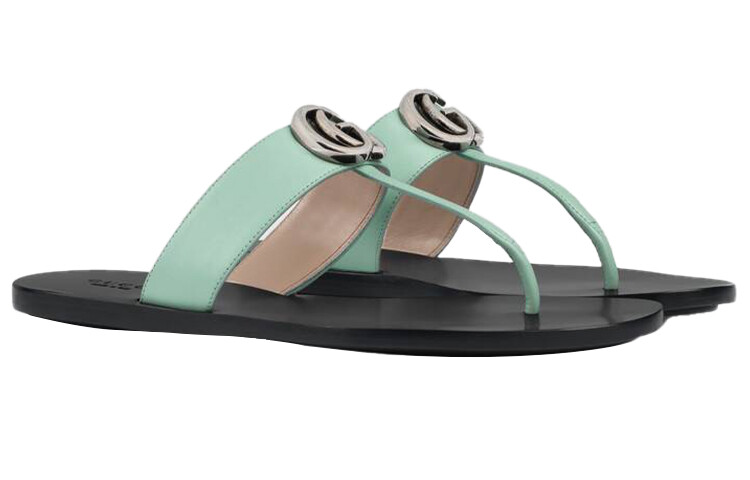 Женские шлепанцы GUCCI GG — фото 2