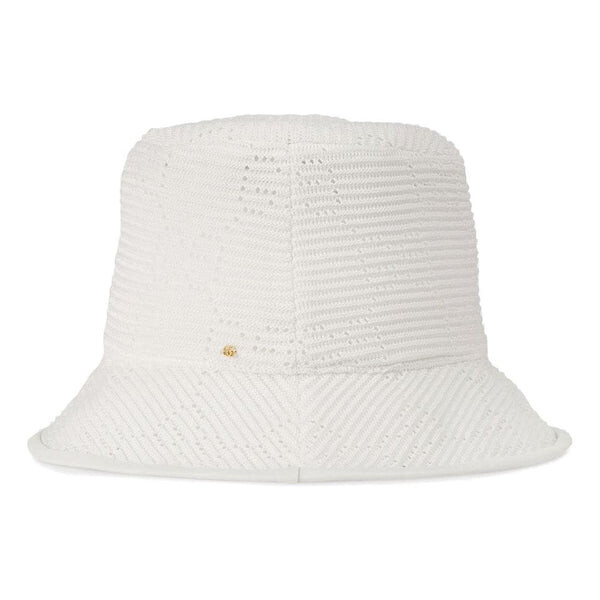 

Бейсболка gg cable knit fedora 'ivory' Gucci, белый