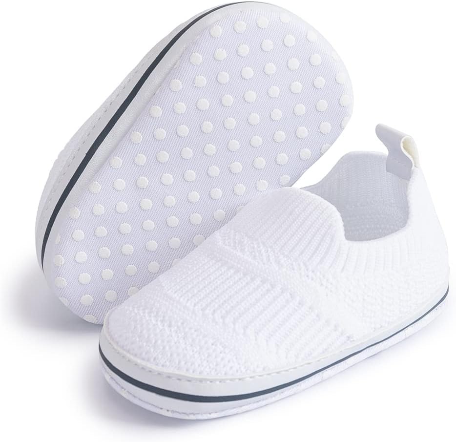 

Детские кеды Meckior для малышей, девочек и мальчиков, текстильные с мягкой подошвой, на молнии, шаги, повседневные мокасины, слипоны, кроссовки Austin, обувь для скейтборда, белый