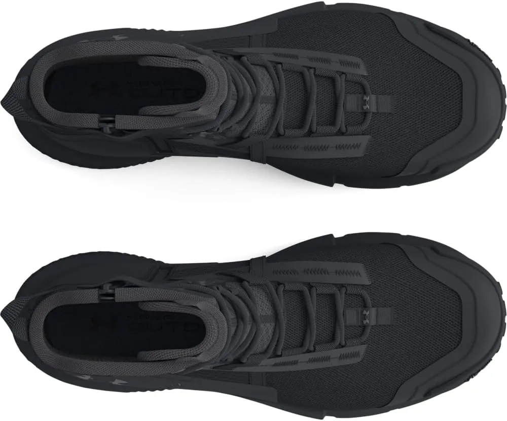 Мужские беговые кроссовки Under Armor UA Charged Valsetz Zip Under Armour, черный/серый — фото 4