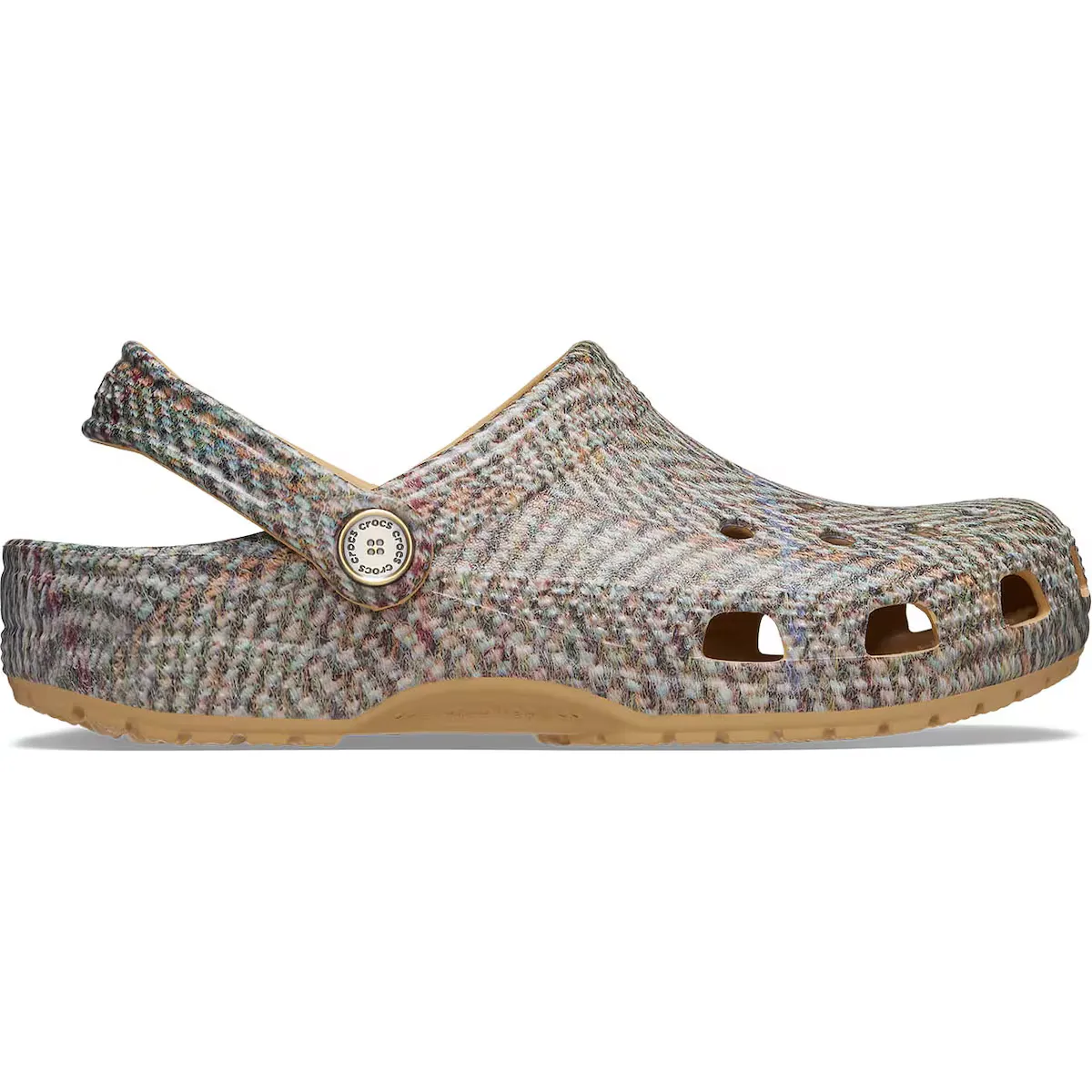 

Сабо унисекс Zuecos Classic Tweed Clog U Crocs, коричневый