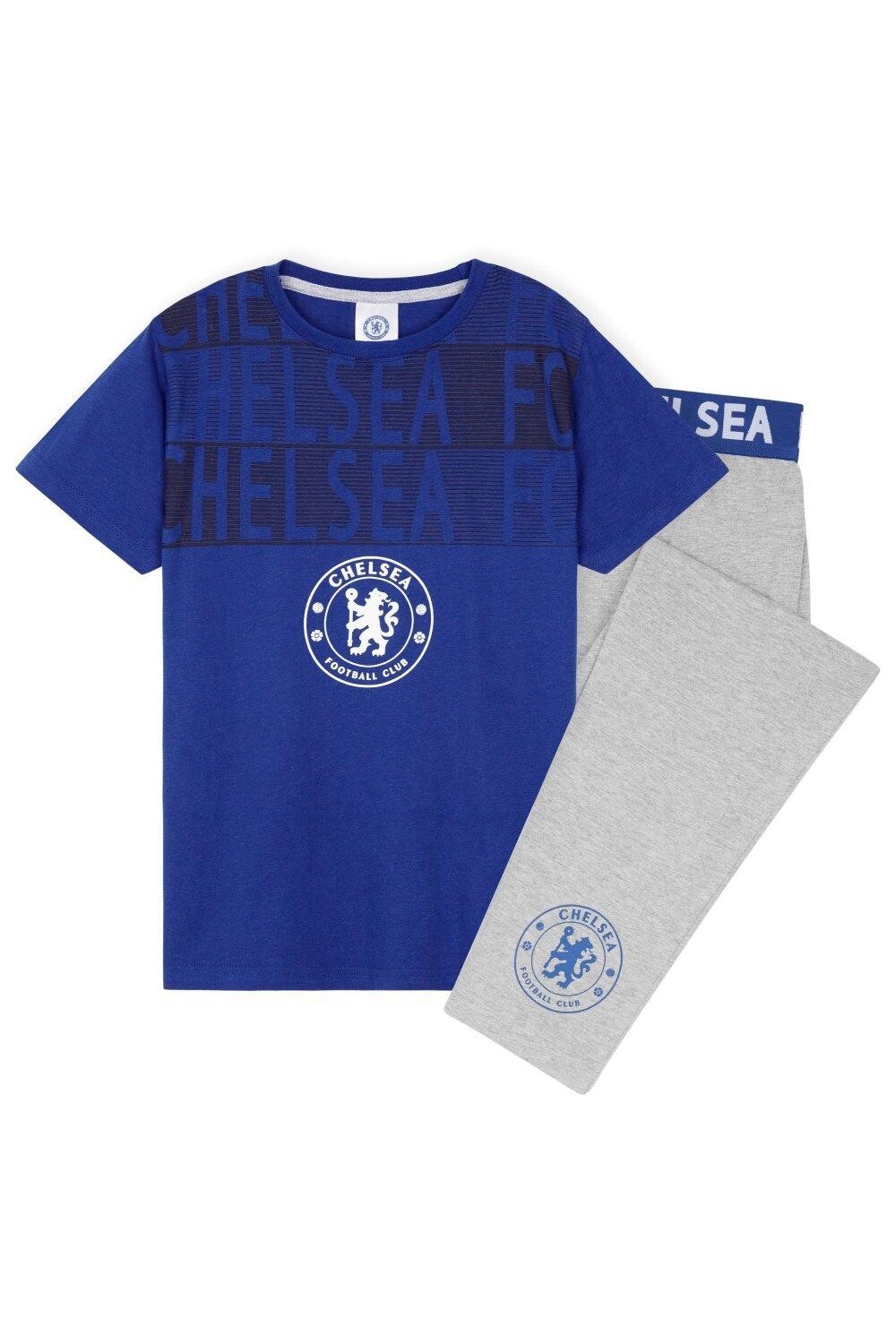 Пижамный комплект — брюки и футболка Chelsea FC, мультиколор — фото 3