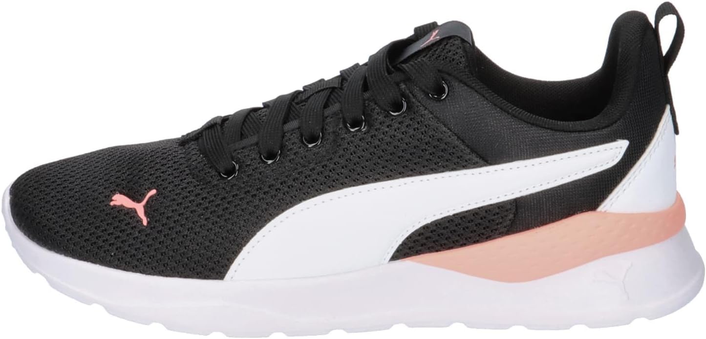 Кроссовки PUMA St Runner унисекс на застежке-липучке, белый/черный/персиковый — фото 2