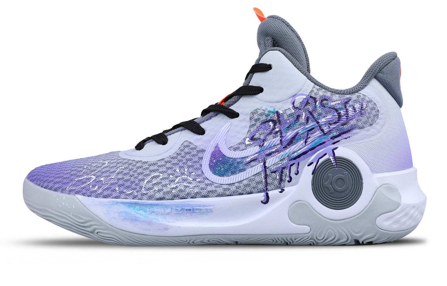 

Баскетбольные кроссовки KD Trey 5 IX Basketball Shoes Unisex Mid-Top Purple Gray Nike