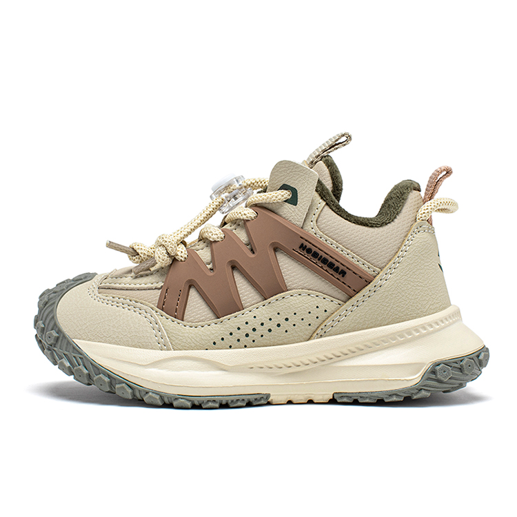 

Нескользящие, износостойкие, дышащие детские беговые кроссовки Hobibear, бежевый оранжевый (fleece-lined winter style)