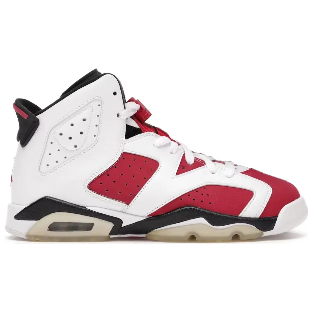 Кроссовки Air 17/6 Retro 'Countdown Pack' GS Jordan, белый красный — фото 3
