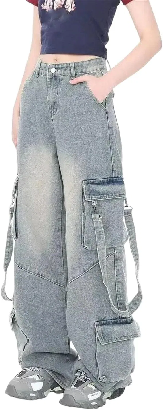Джинсы прямого кроя, Vintage Patchwork, Light Blue
