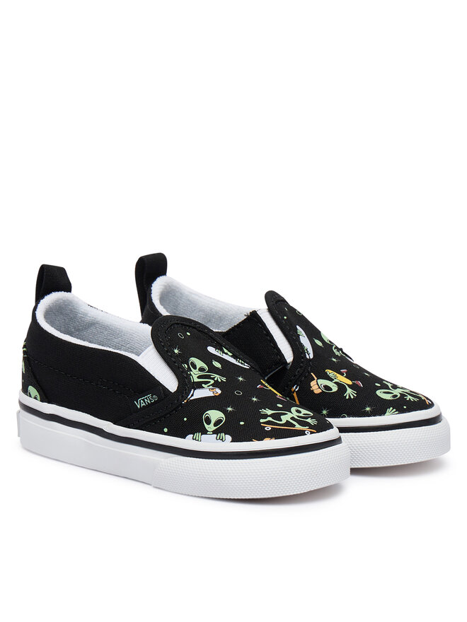 Тканевые кеды Slip-On V VN000D0SYJ71 Vans, черный — фото 2