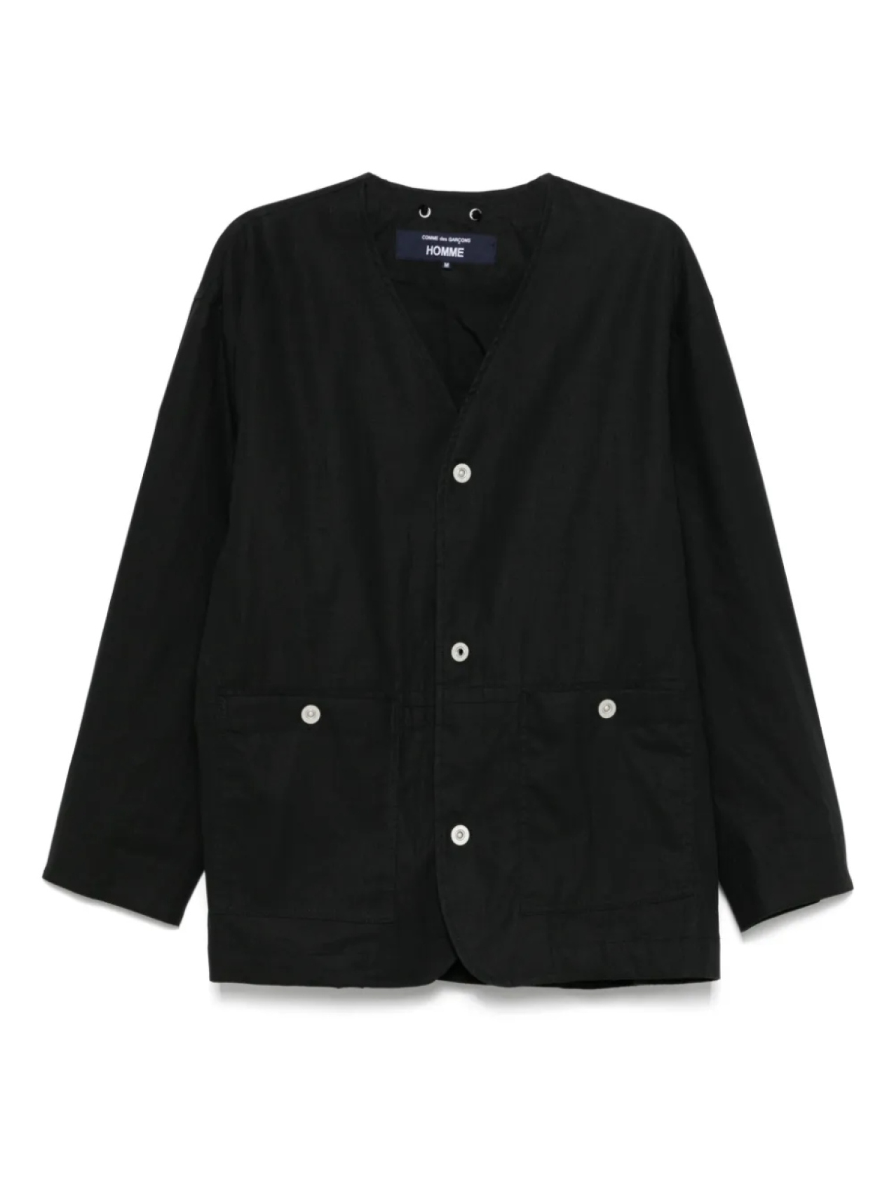 

Comme des Garçons Homme жакет с V-образным вырезом, черный