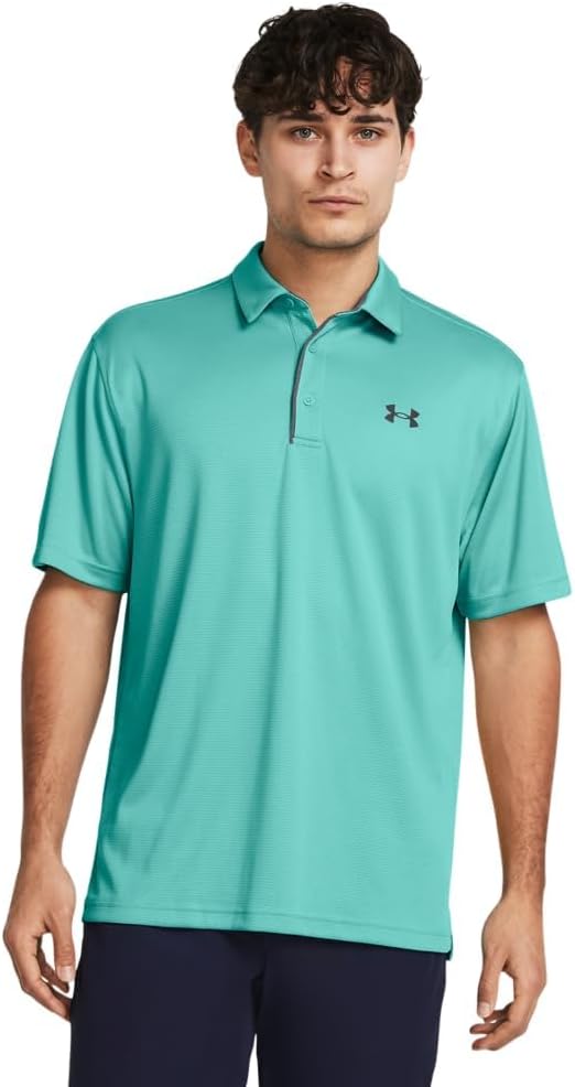 

Under Armour мужская поло для гольфа Tech, (957) Green Wave/Pitch Gray, Зеленый, Under Armour мужская поло для гольфа Tech, (957) Green Wave/Pitch Gray