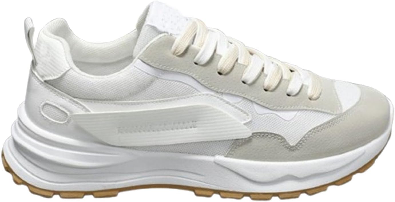 

Мужские кроссовки для бега, мужские кеды с амортизационной поддержкой, мужские теннисные кроссовки для ходьбы и спортивного повседневного ношения Generic, белый