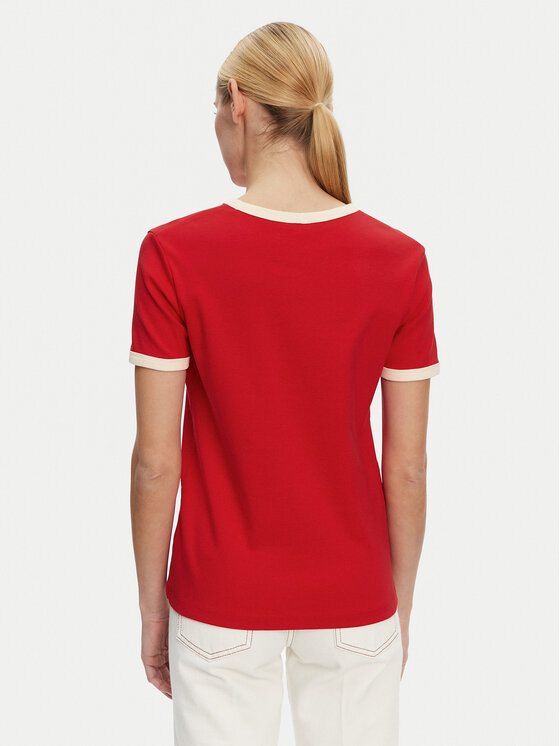 Футболка обычного кроя Monotype WW0WW44586 Tommy Hilfiger, красный — фото 3