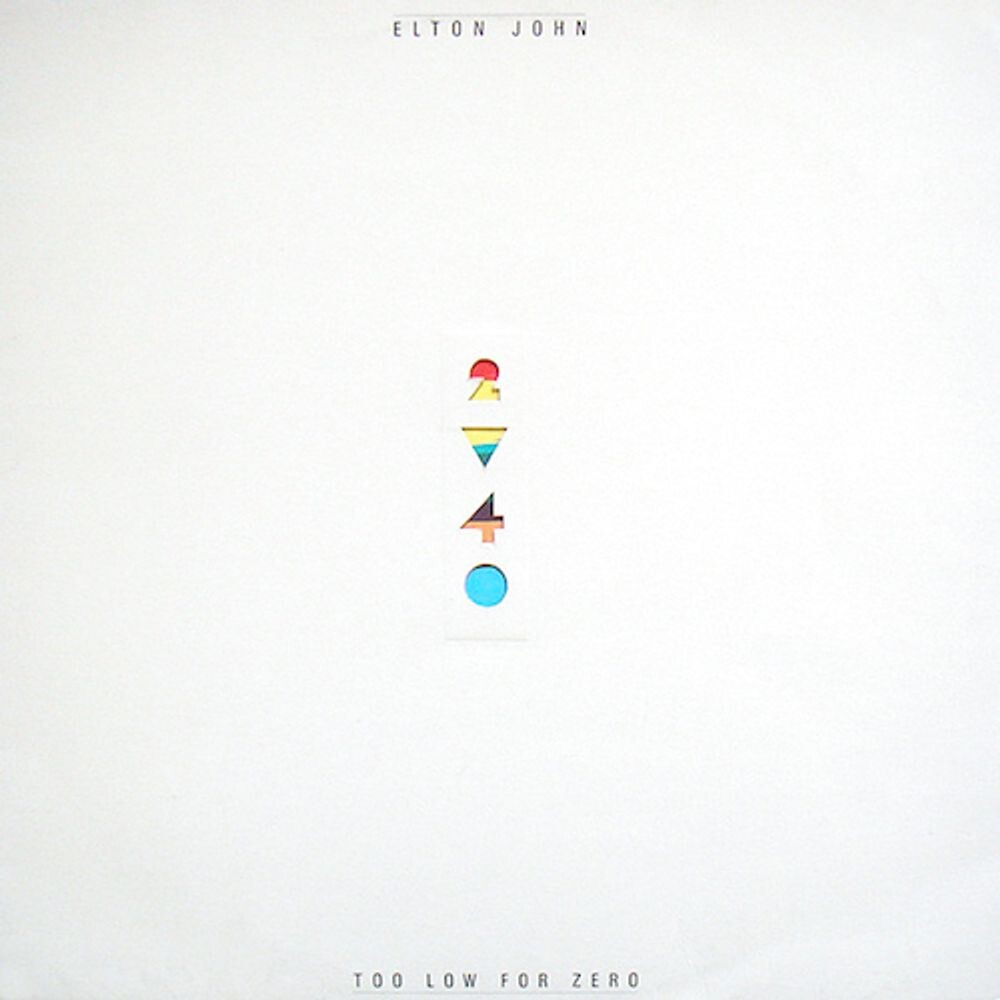 

Виниловая пластинка LP Too Low For Zero - Elton John