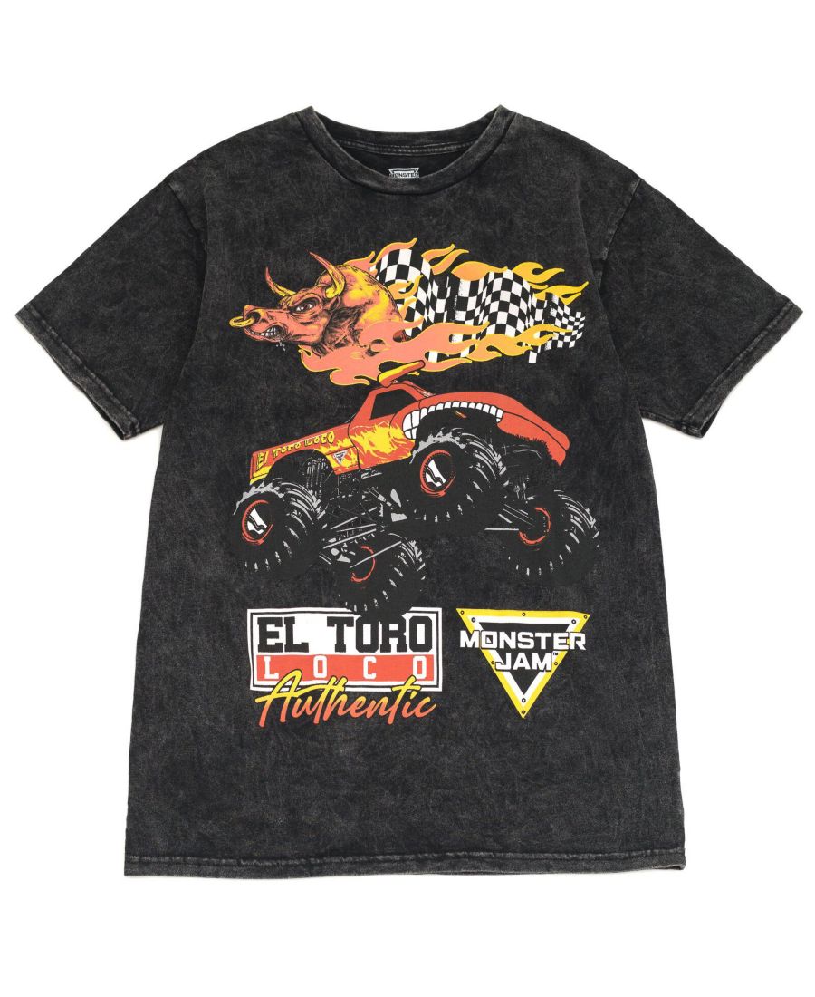 

Детская футболка Monster Jam, El toro loco, charcoal black, Черный, Детская футболка Monster Jam, El toro loco, charcoal black