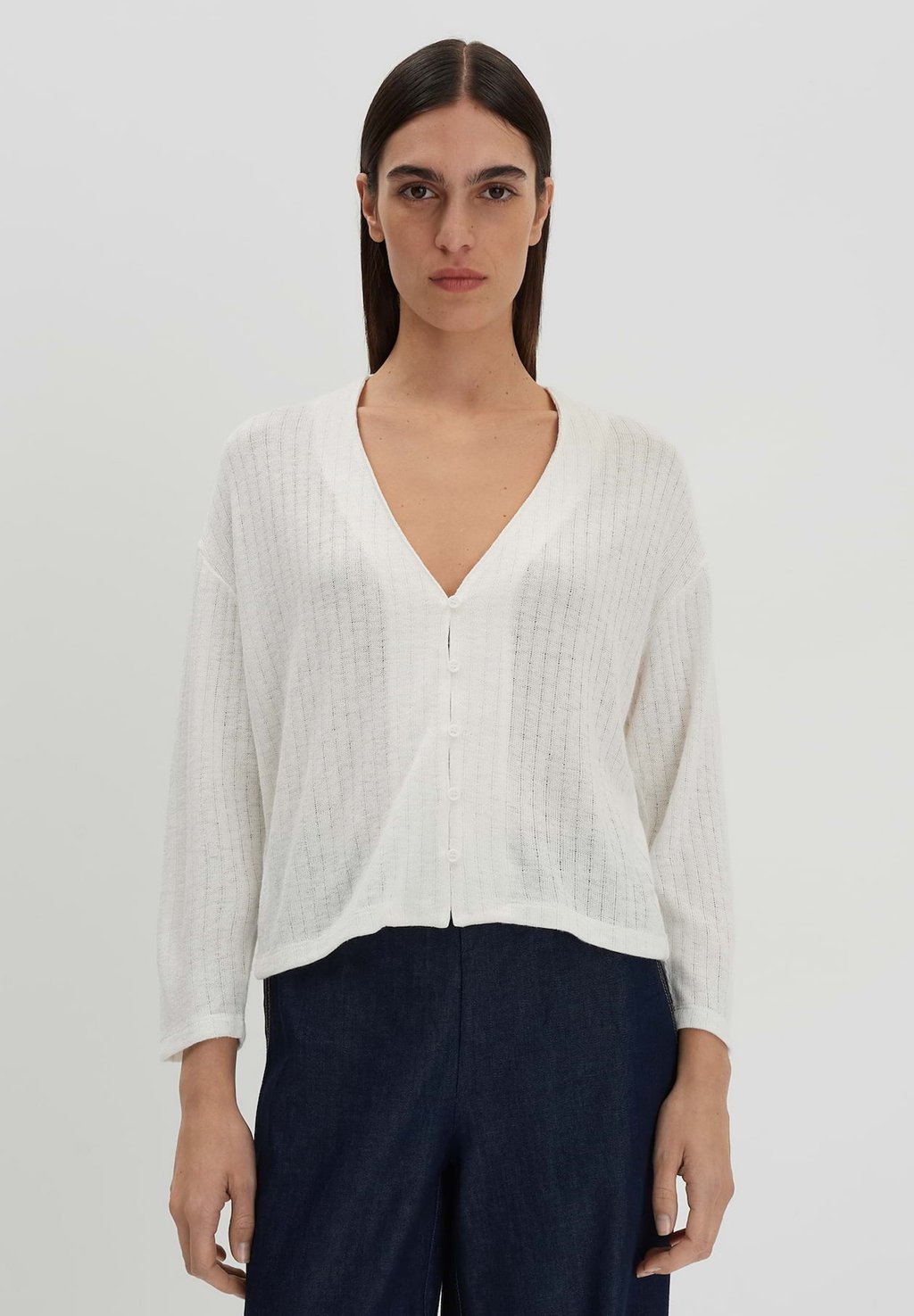 

Кардиган LOOSE FIT RIB someday., белый