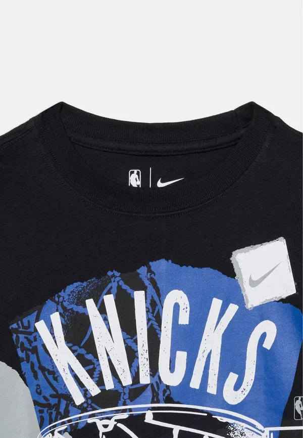 Футболка Nike Performance NBA New York Knicks Tee Print T-Shirt, черный — фото 4