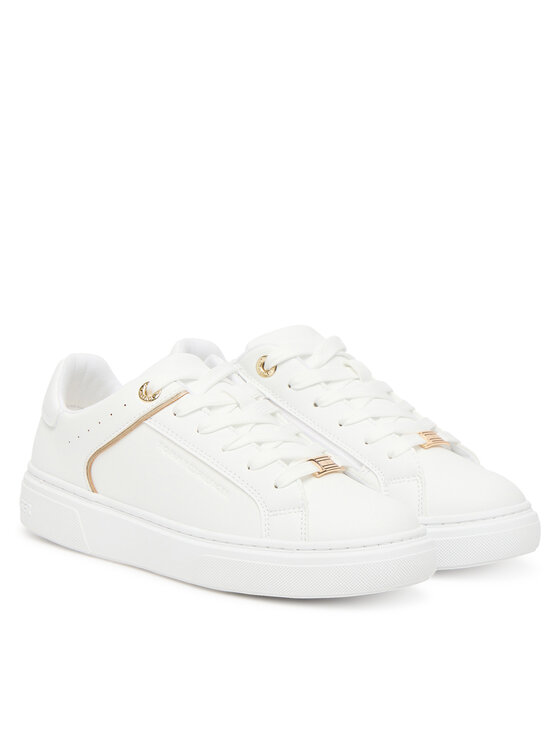 Кроссовки Low Cut Lace Up Sneaker T3A9-33982-1355 D Tommy Hilfiger, белый — фото 2