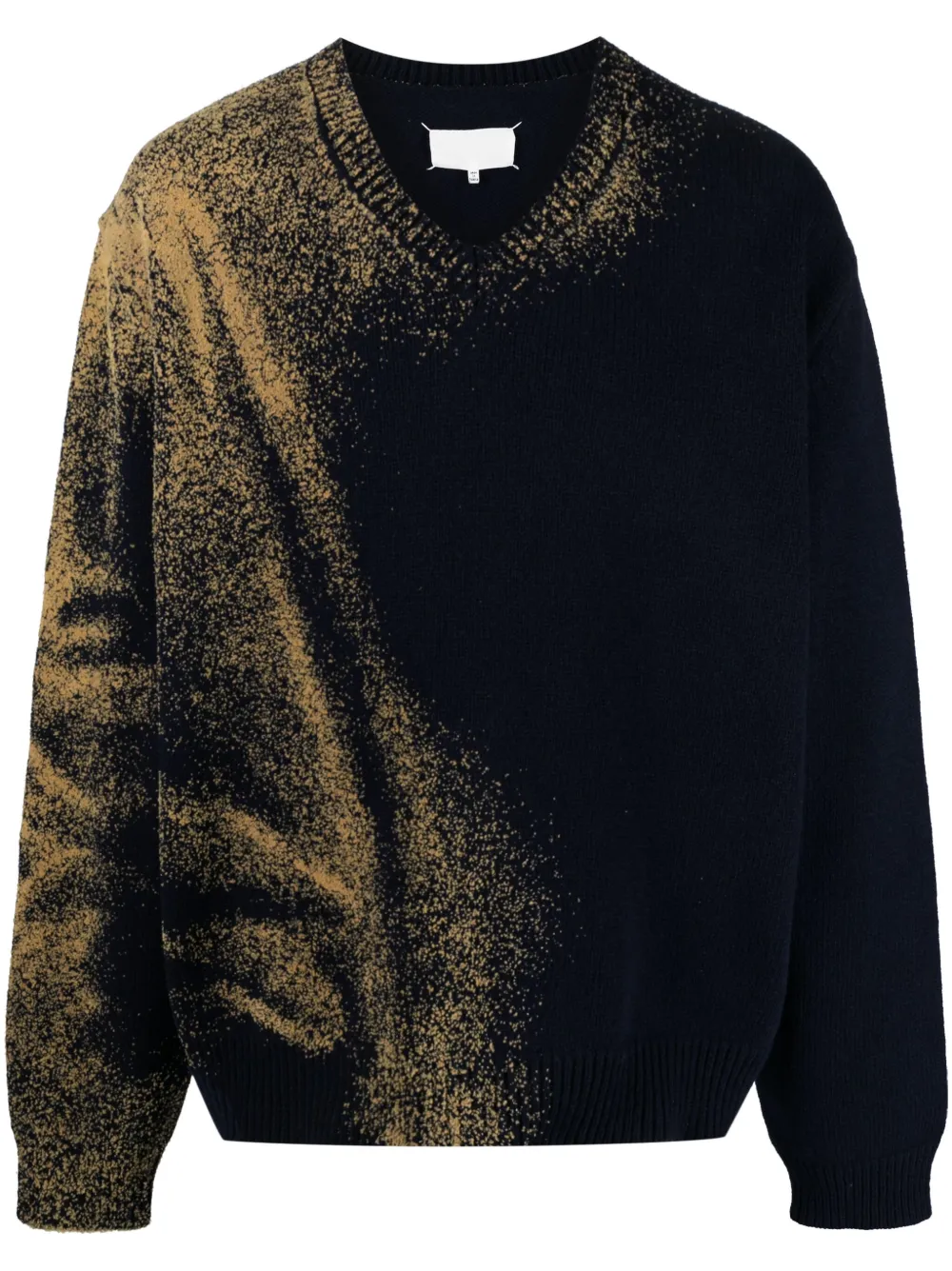 

Шерстяной джемпер Sandstorm MAISON MARGIELA, синий