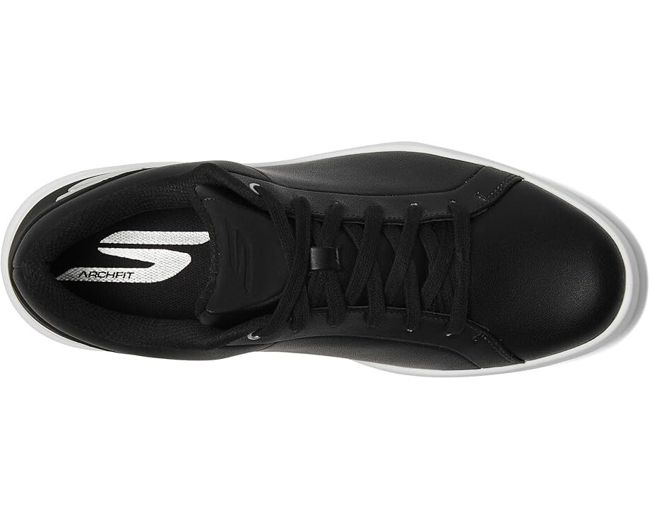 Кроссовки Skechers GO GOLF Drive 6 Relaxed Fit Spikeless Golf Shoe, черный/белый — фото 2