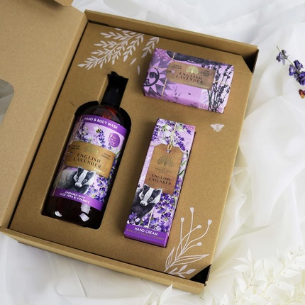 Подарочный набор на годовщину для рук и тела с английской лавандой The English Soap Company — фото 3