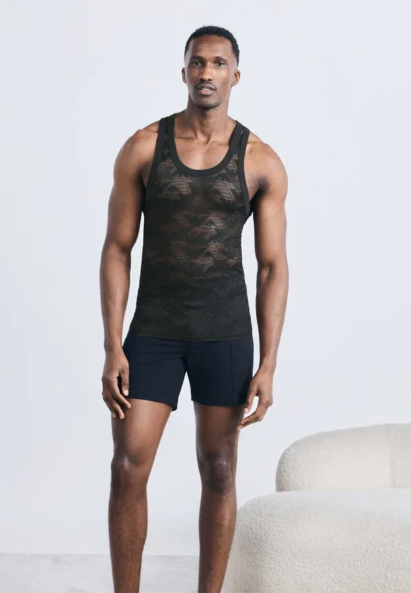 Футболка Emporio Armani Vest, черный — фото 2