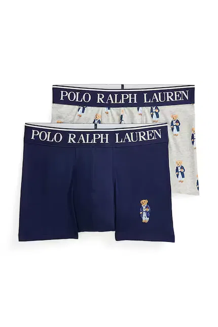 Боксеры 2 шт из хлопка Polo Ralph Lauren, синий