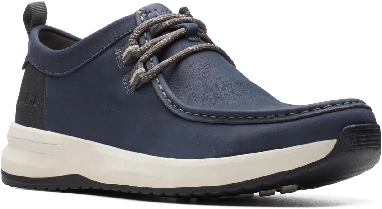 Ботинки Clarks Men's Wellman MocOxford, 2-Navy Leather — фото 2