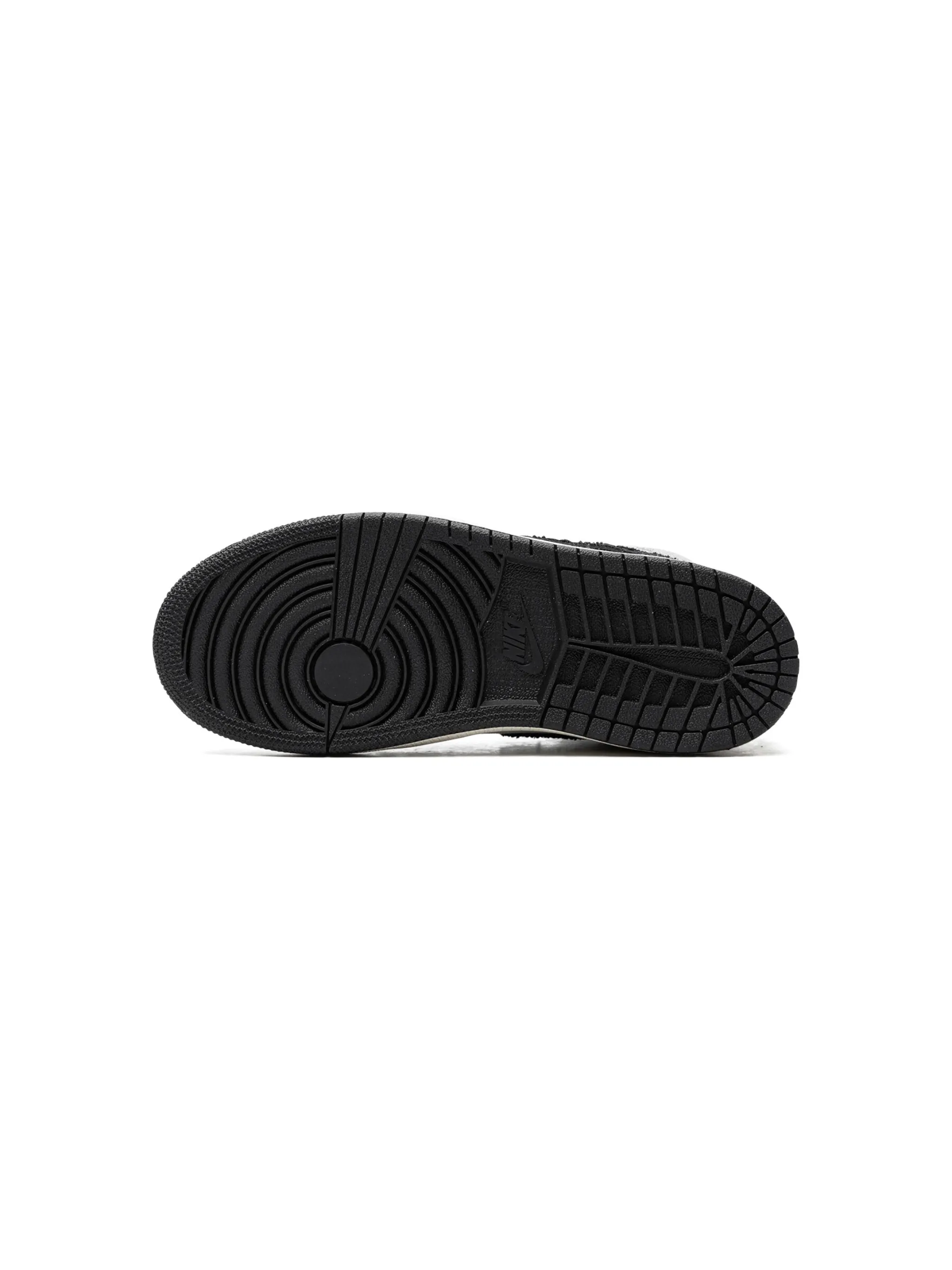 Кроссовки Air Jordan 1 Mid SE Craft Cement Jordan Kids, серый — фото 4
