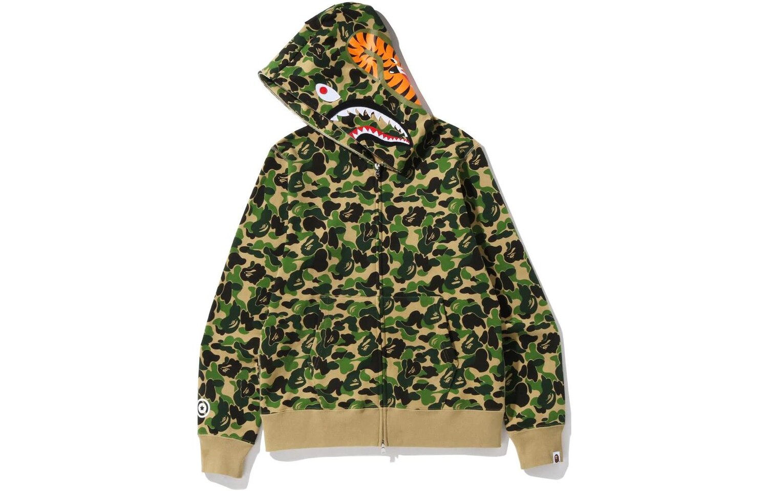 A BATHING APE BAPE ABC Shark Толстовка на молнии на молнии, синяя, Синий — фото 2