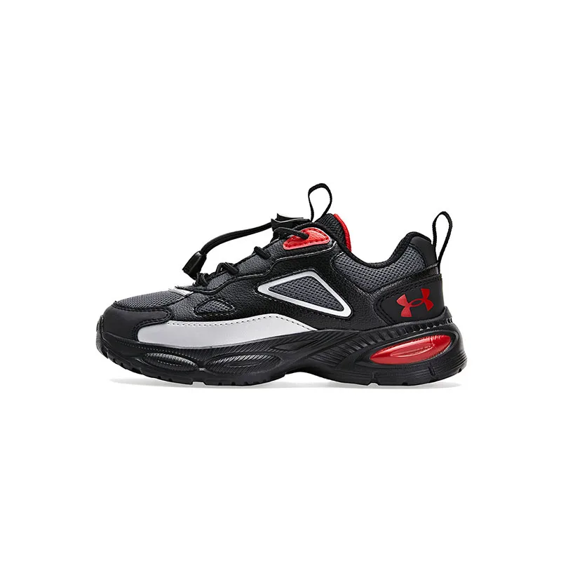 Tianjiao 2.0 низкие кроссовки для подростков Under Armour, черный/красный -600