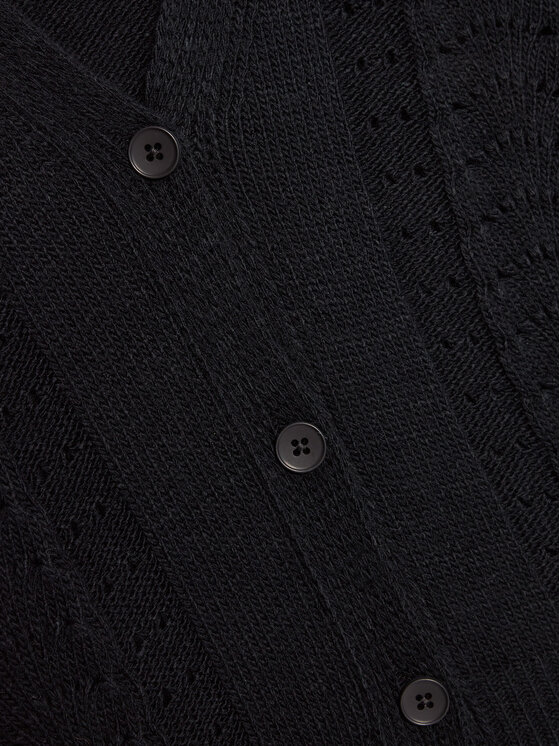 Кардиган обычного кроя 1370C601Q United Colors Of Benetton, черный — фото 3