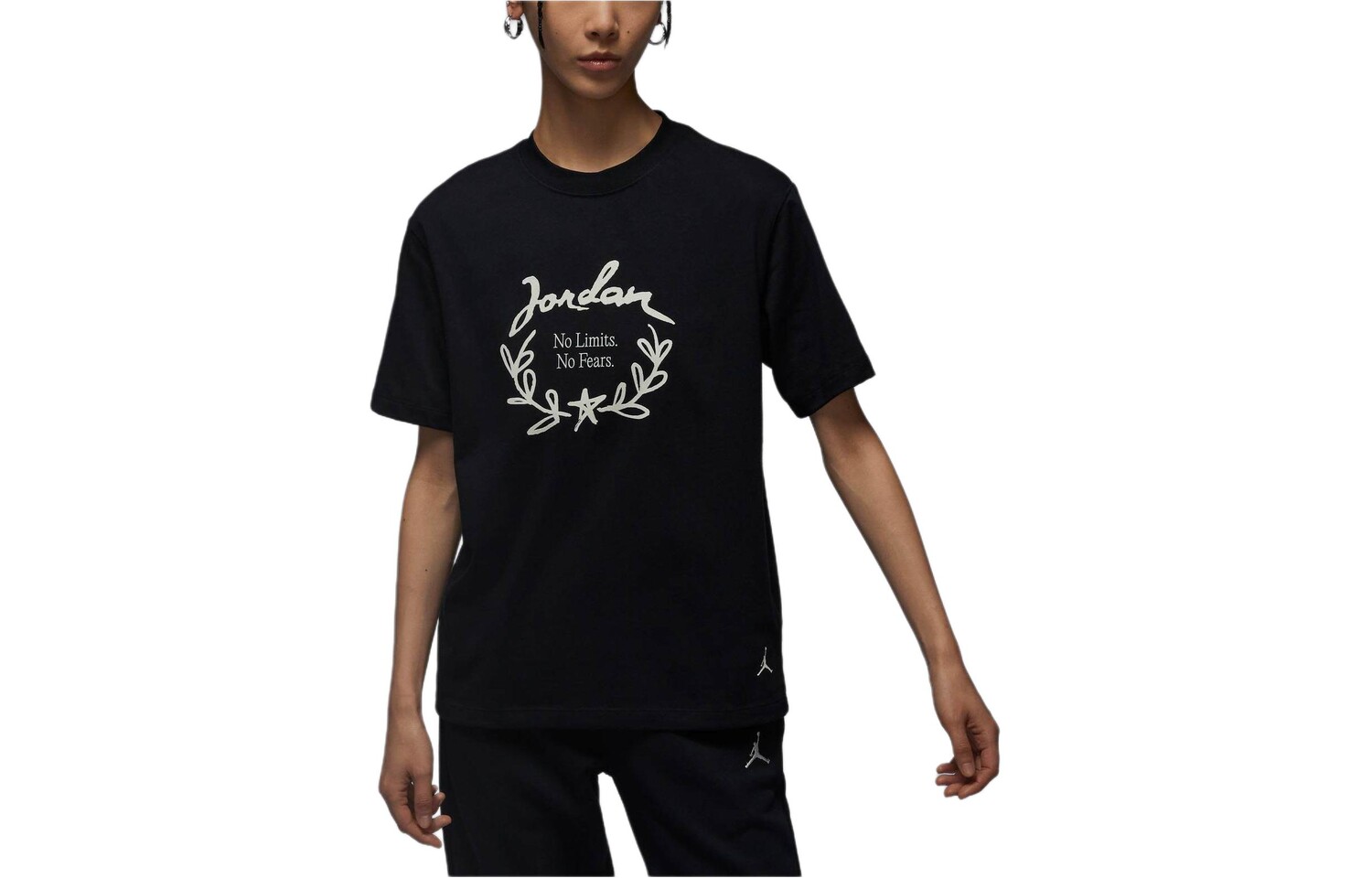 

Женская футболка Jordan, цвет Black