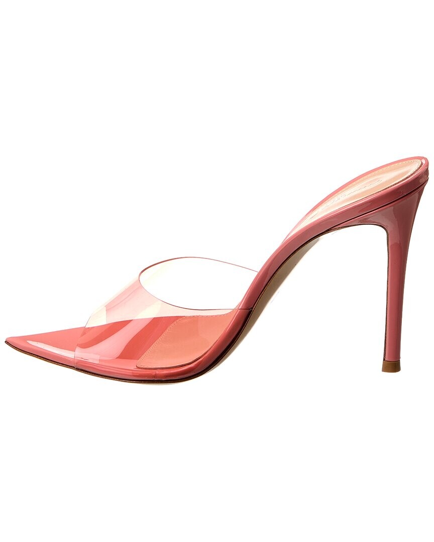 Сандалии Gianvito Rossi Elle 105 из винила и лака, розовый