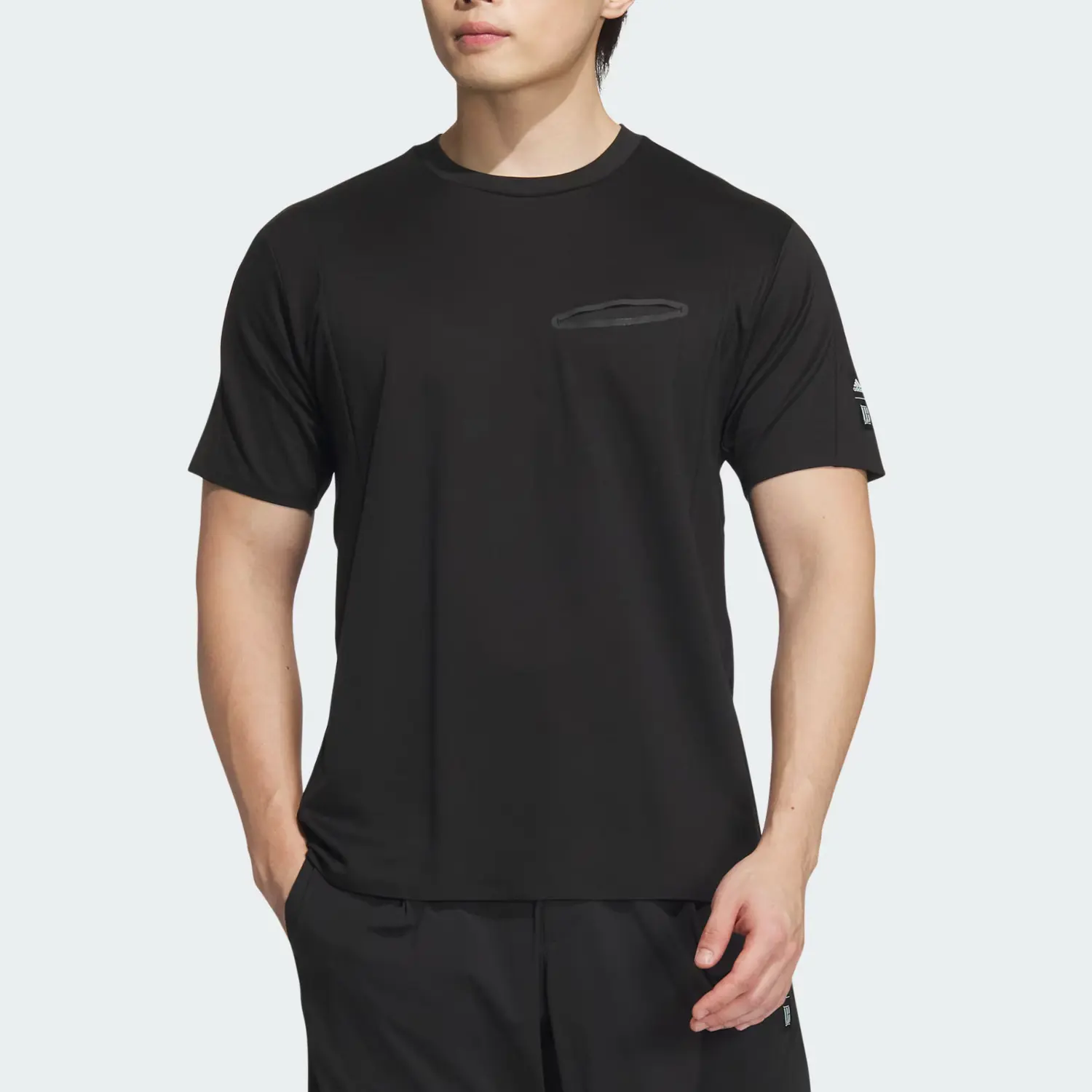 Футболка серии Wuji мужская черная Adidas, черный — фото 2